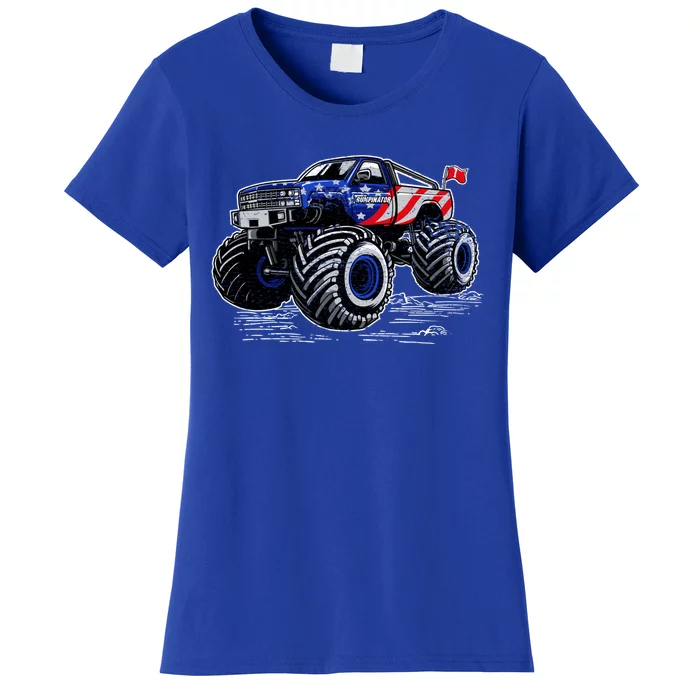 Trumpinator Monster Truck Gift Women's T-Shirt