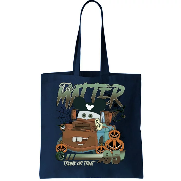 Tow Mater Trunk Or Treat Halloween Tote Bag