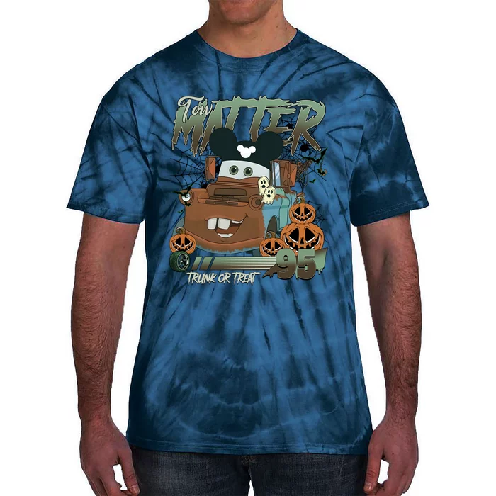 Tow Mater Trunk Or Treat Halloween Tie-Dye T-Shirt