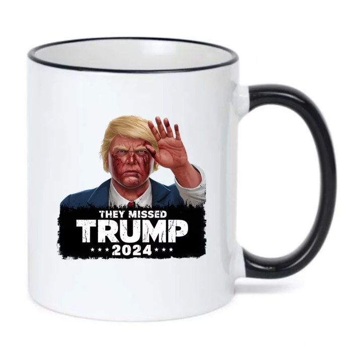 They Missed Trump 2024 Black Color Changing Mug