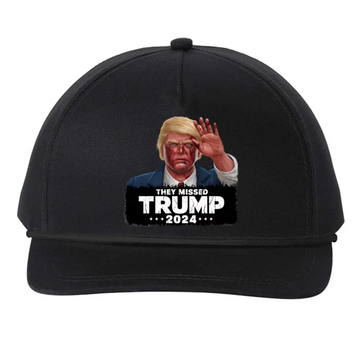 They Missed Trump 2024 Snapback Five-Panel Rope Hat