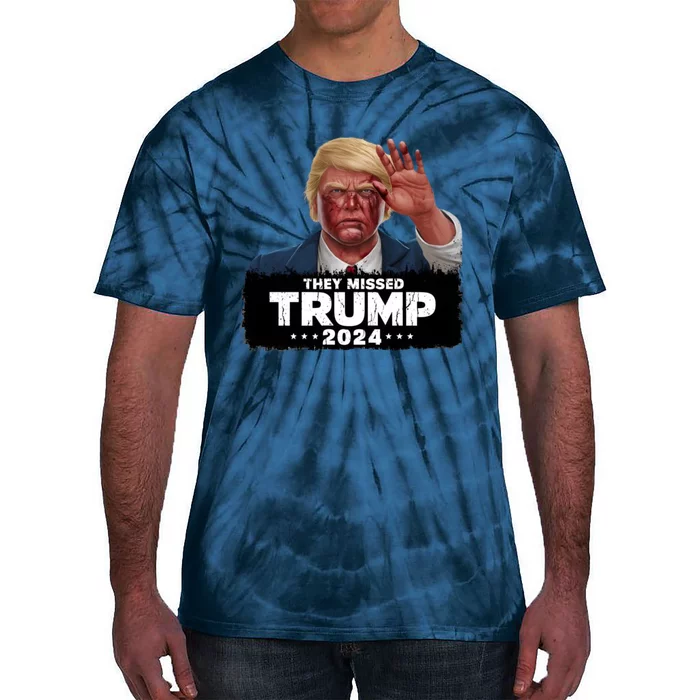 They Missed Trump 2024 Tie-Dye T-Shirt