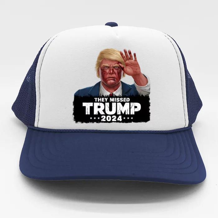 They Missed Trump 2024 Trucker Hat