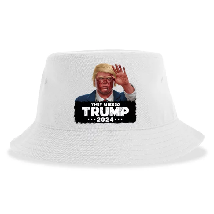 They Missed Trump 2024 Sustainable Bucket Hat