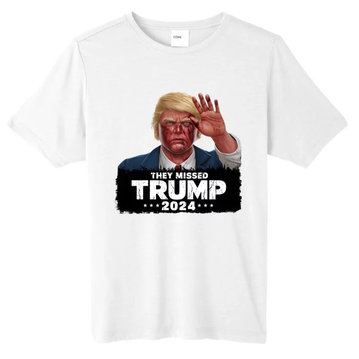 They Missed Trump 2024 ChromaSoft Performance T-Shirt