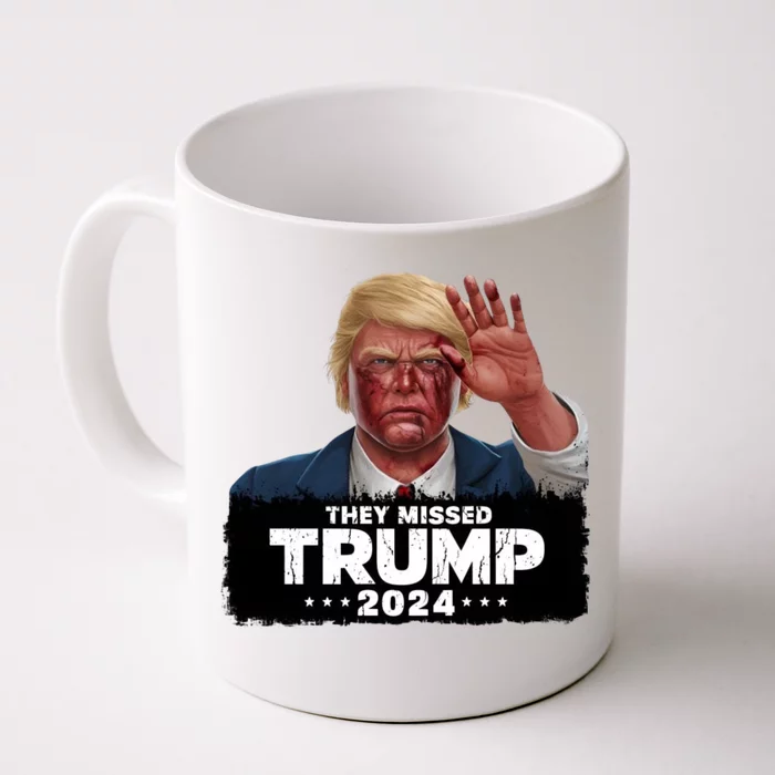 They Missed Trump 2024 Front & Back Coffee Mug