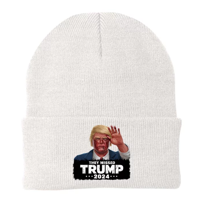 They Missed Trump 2024 Knit Cap Winter Beanie