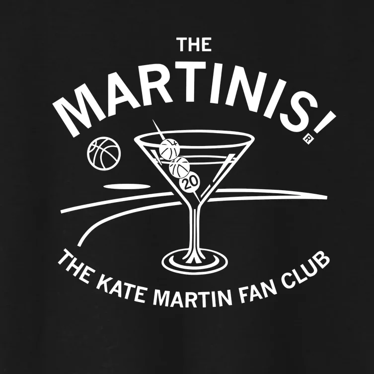 The Martinis The Kate Martin Fan Club Women's Crop Top Tee