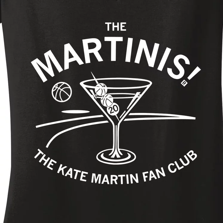 The Martinis The Kate Martin Fan Club Women's V-Neck T-Shirt