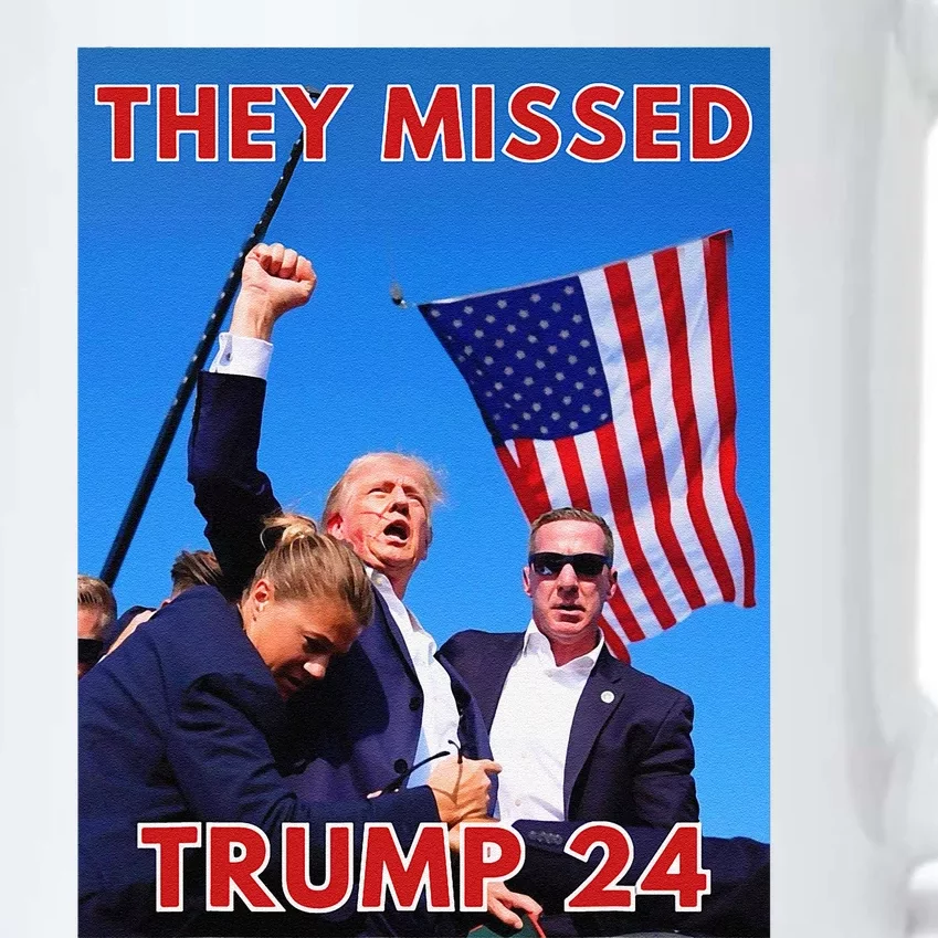 They Missed Trump 2024 Patriotic Political Maga Black Color Changing Mug