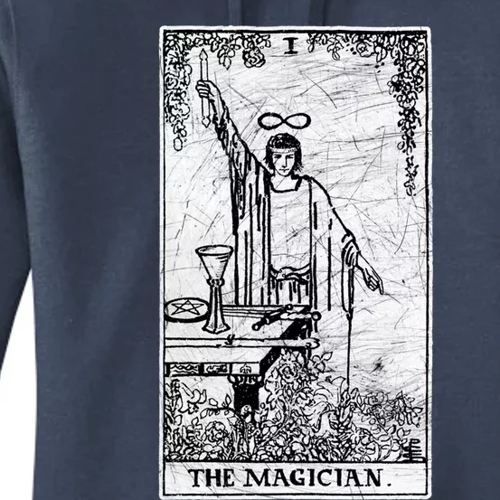 The Magician Tarot Card Major Arcana Fortune Telling Occult Women's Pullover Hoodie