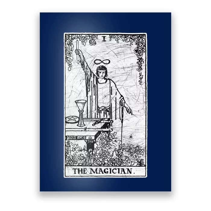 The Magician Tarot Card Major Arcana Fortune Telling Occult Poster