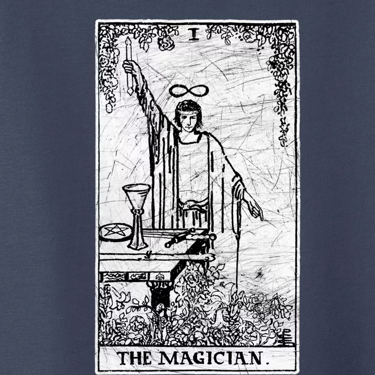 The Magician Tarot Card Major Arcana Fortune Telling Occult Toddler T-Shirt