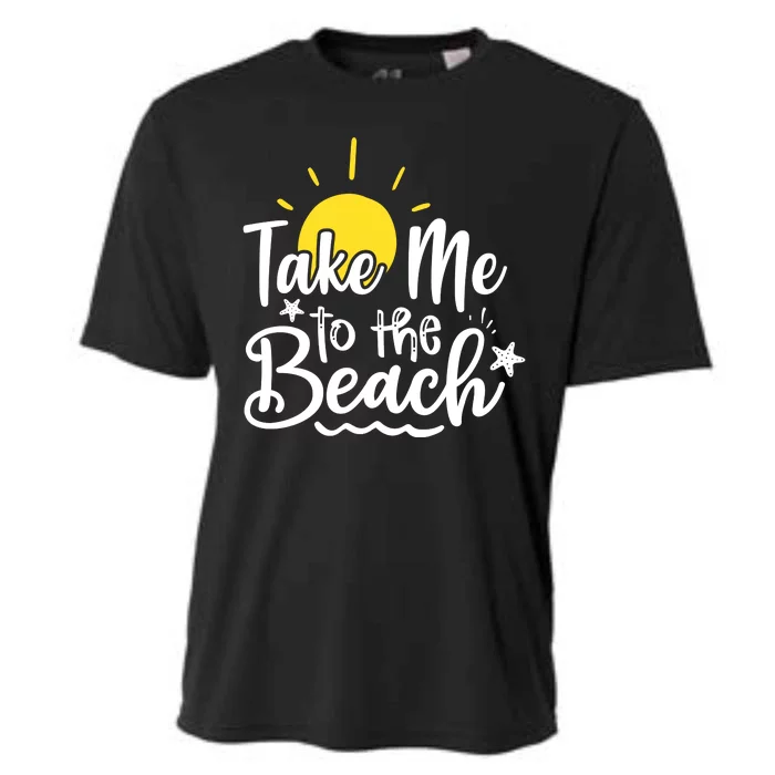 Take Me To The Beach Sunshine Summer Cooling Performance Crew T-Shirt