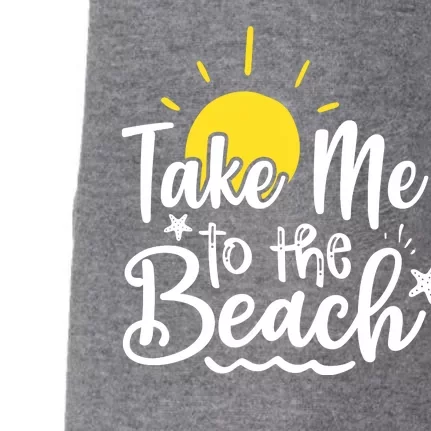 Take Me To The Beach Sunshine Summer Doggie 3-End Fleece Hoodie