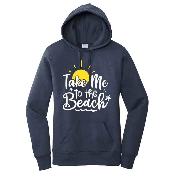 Take Me To The Beach Sunshine Summer Women's Pullover Hoodie