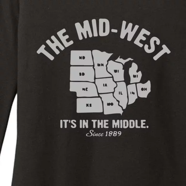 The MidWest Womens CVC Long Sleeve Shirt