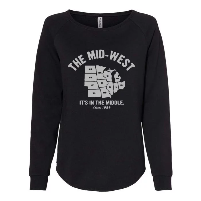 The MidWest Womens California Wash Sweatshirt