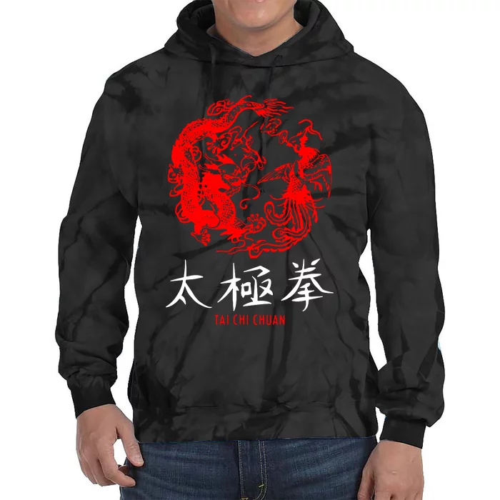 Taichi Master Tai Chi Chuan Chinese Meditation Martial Arts Tie Dye Hoodie