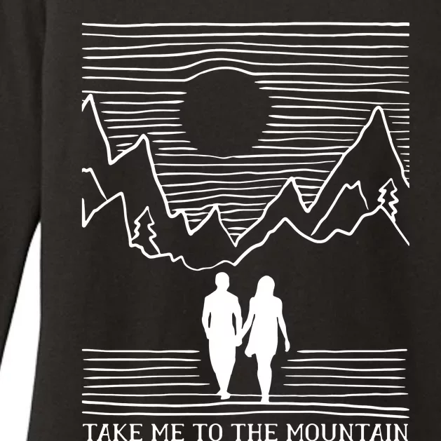 Take Me To The Mountains Trekking Hiking Womens CVC Long Sleeve Shirt