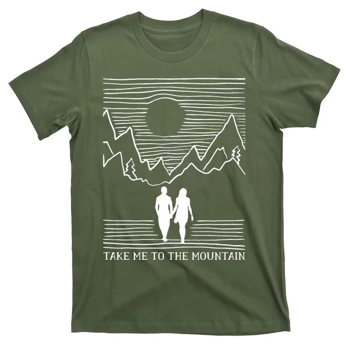 Take Me To The Mountains Trekking Hiking T-Shirt