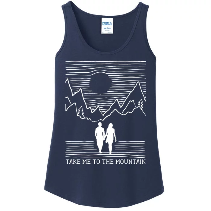 Take Me To The Mountains Trekking Hiking Ladies Essential Tank