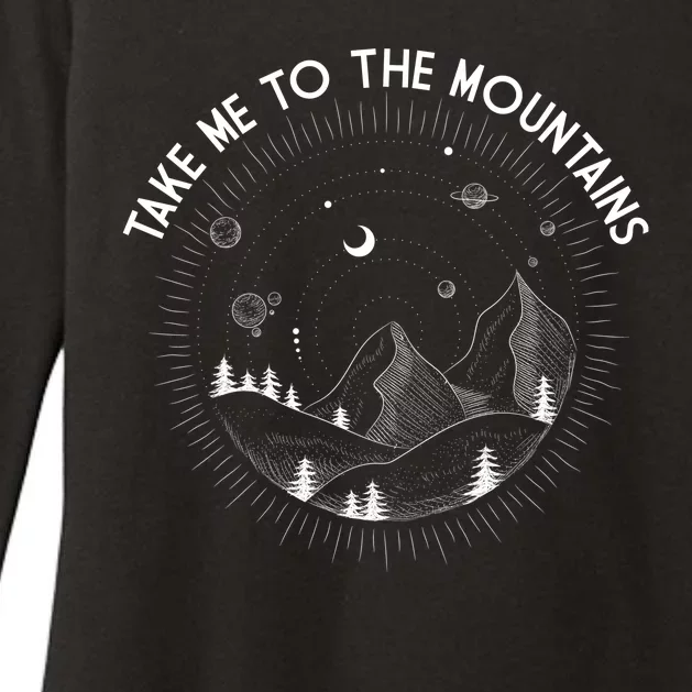 Take Me To The Mountains Nature Womens CVC Long Sleeve Shirt