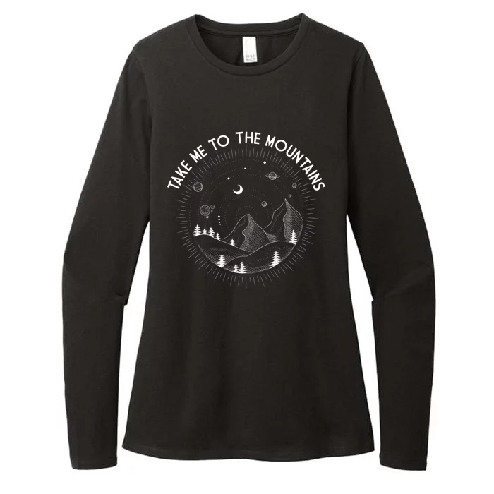 Take Me To The Mountains Nature Womens CVC Long Sleeve Shirt