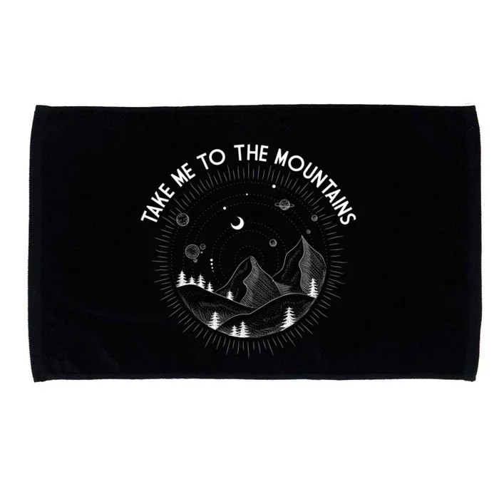 Take Me To The Mountains Nature Microfiber Hand Towel