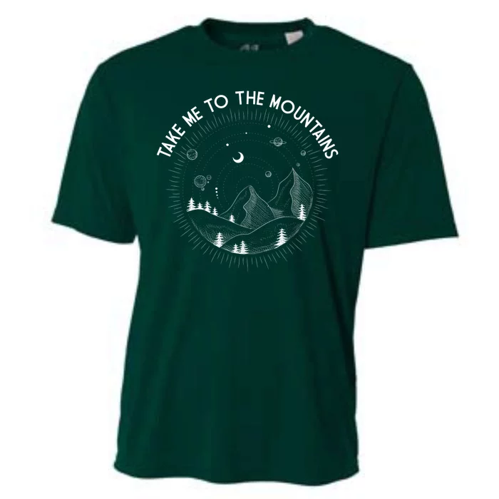 Take Me To The Mountains Nature Cooling Performance Crew T-Shirt