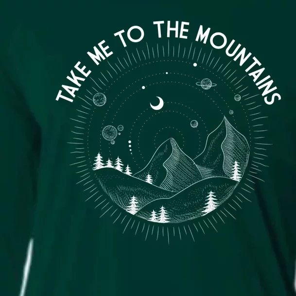 Take Me To The Mountains Nature Cooling Performance Long Sleeve Crew