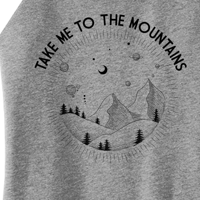 Take Me To The Mountains Nature Women’s Perfect Tri Rocker Tank