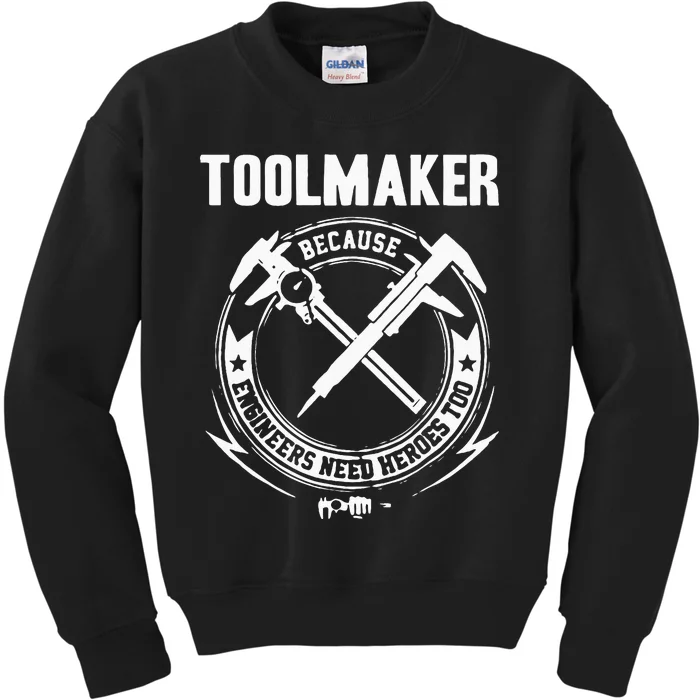 Toolmaker Machinist Kids Sweatshirt