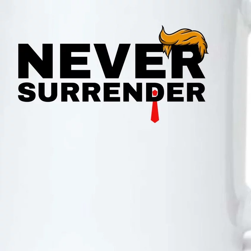 Trump never surrender 2024 Mugshot Black Color Changing Mug