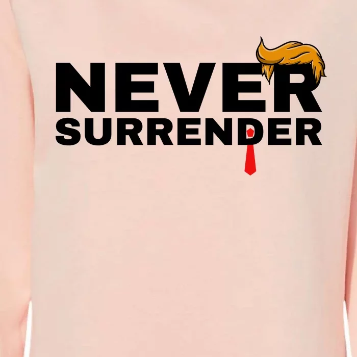 Trump never surrender 2024 Mugshot Womens California Wash Sweatshirt