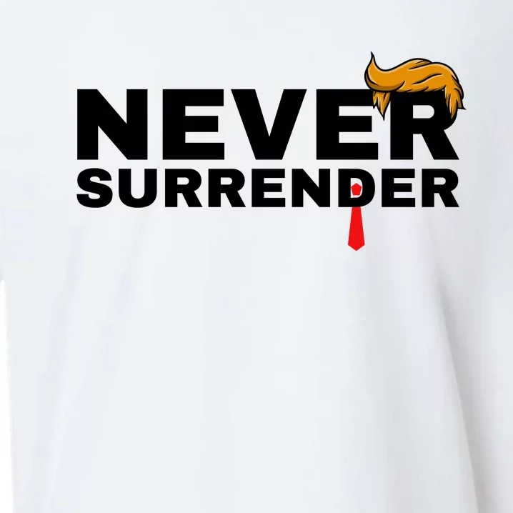 Trump never surrender 2024 Mugshot Sueded Cloud Jersey T-Shirt