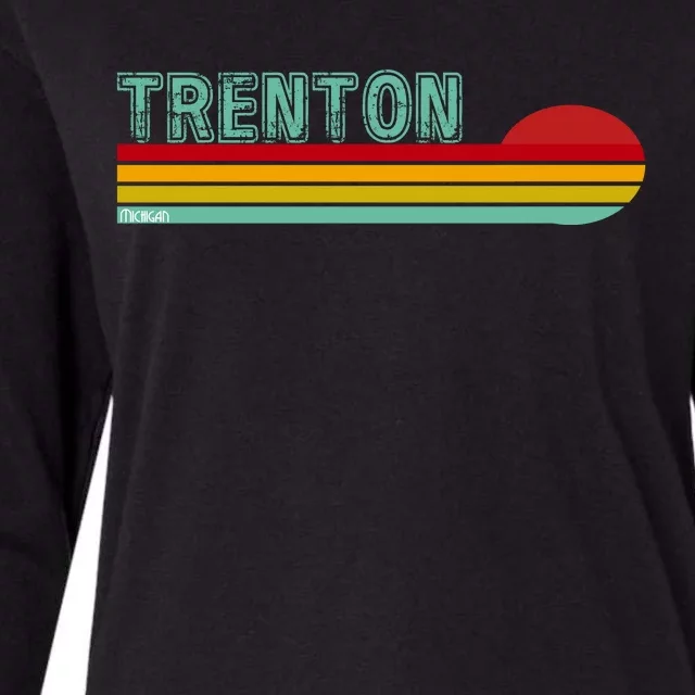 Trenton Michigan Womens Cotton Relaxed Long Sleeve T-Shirt