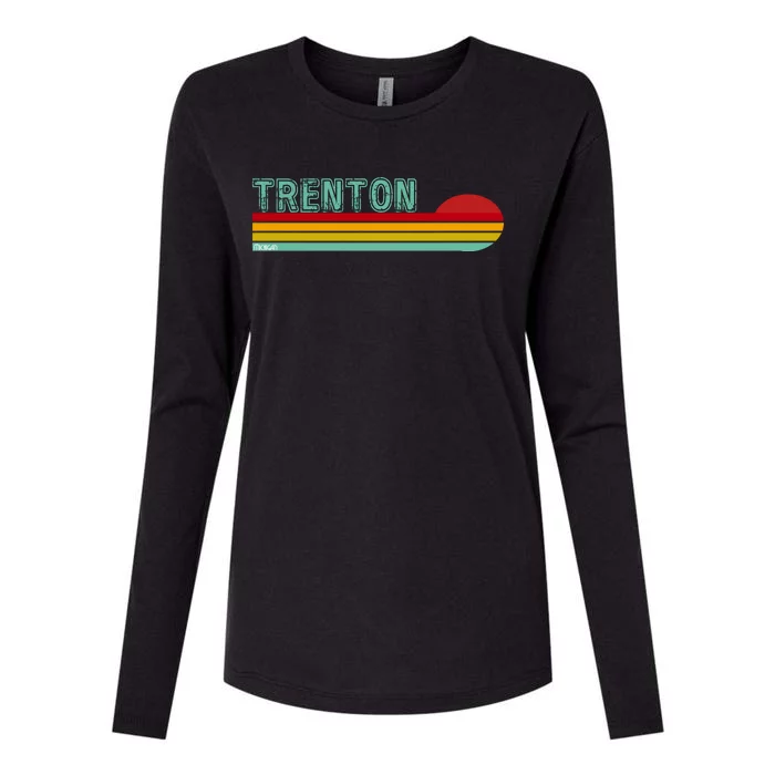 Trenton Michigan Womens Cotton Relaxed Long Sleeve T-Shirt