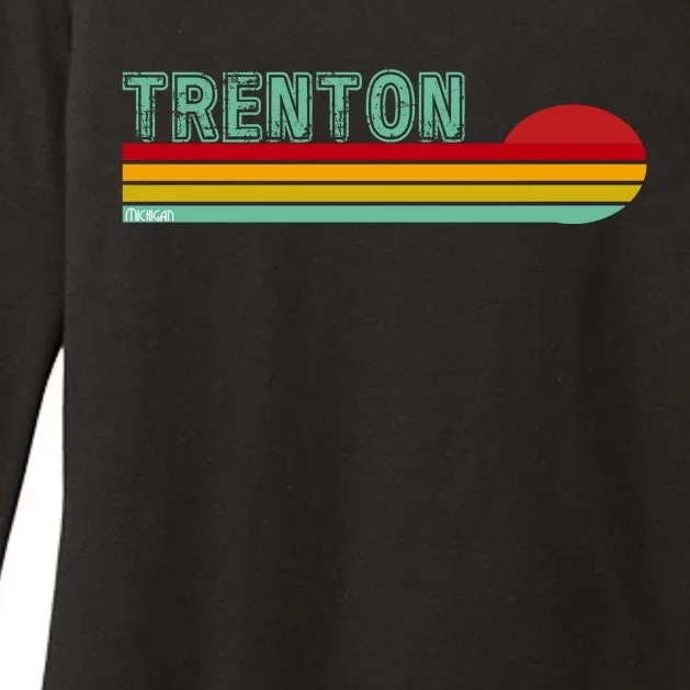 Trenton Michigan Womens CVC Long Sleeve Shirt