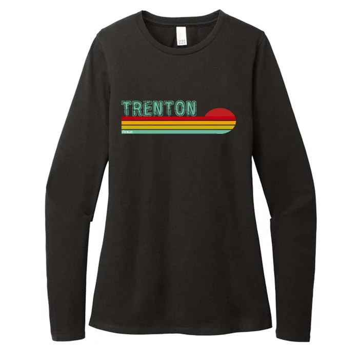 Trenton Michigan Womens CVC Long Sleeve Shirt