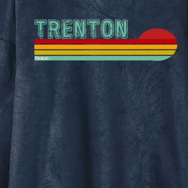 Trenton Michigan Hooded Wearable Blanket