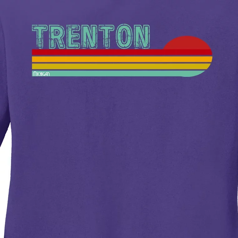 Trenton Michigan Ladies Long Sleeve Shirt