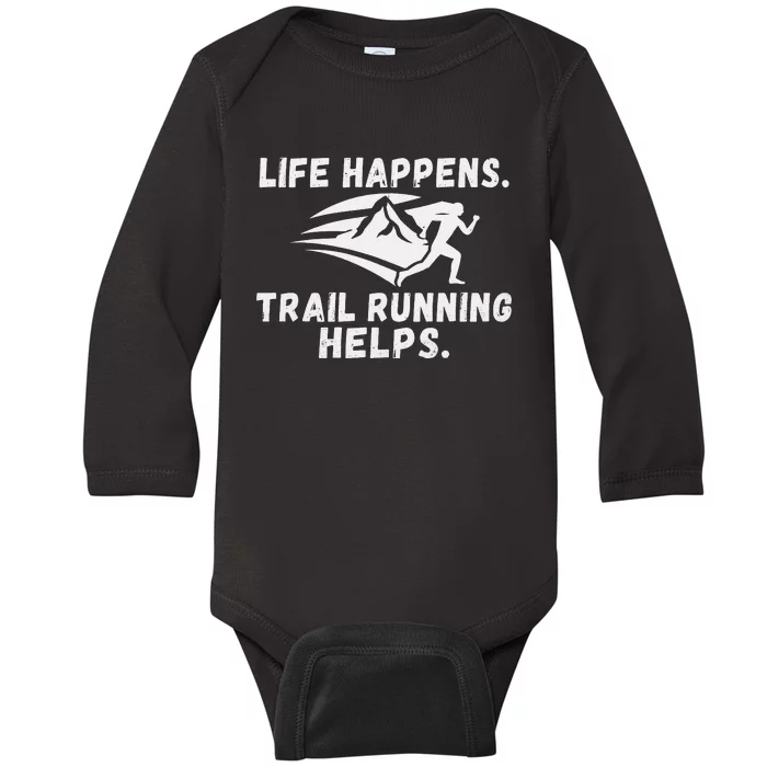 Track Mom Track And Field Mom Runner Running Mama Mother Baby Long Sleeve Bodysuit