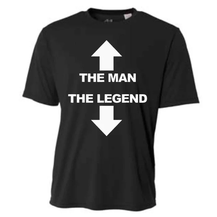 The Man The Legend Funny Adult Humor The Man The Legend Cooling Performance Crew T-Shirt