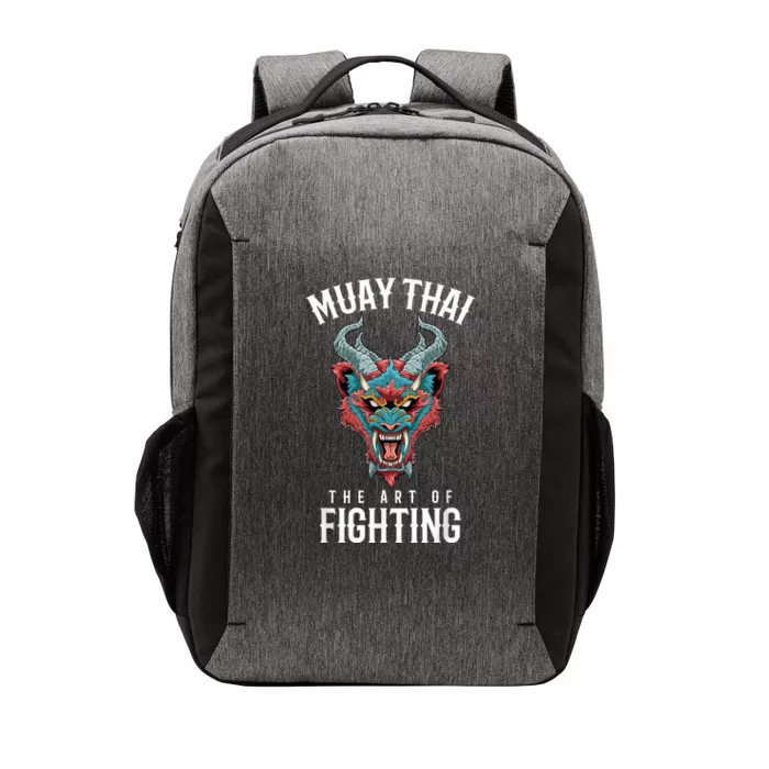 Traditional Muay Thai Demon Tiger Thai Boxing Demon Tiger Vector Backpack