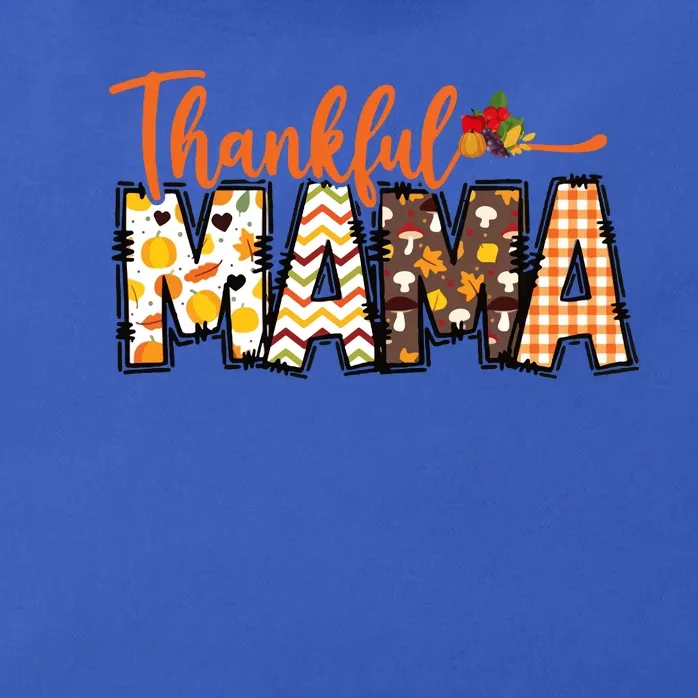 Thankful Mama Zip Tote Bag