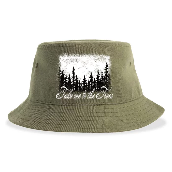 Take Me To The Trees Forest And Nature Gift Sustainable Bucket Hat