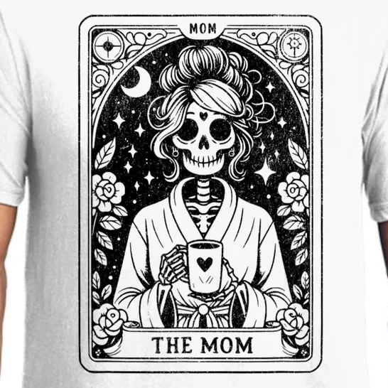 The Mom Tarot Card Skeleton Mothers Day Pajama Set