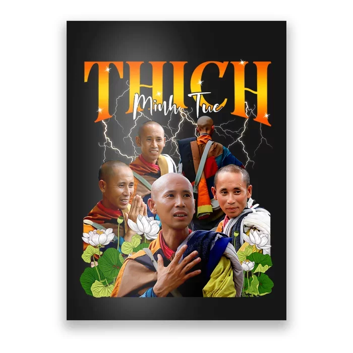 Thich Minh Tue Buddha Vietnam Buddha Vietnamese Poster