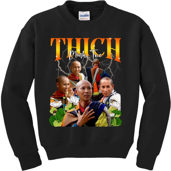 Thich Minh Tue Buddha Vietnam Buddha Vietnamese Kids Sweatshirt